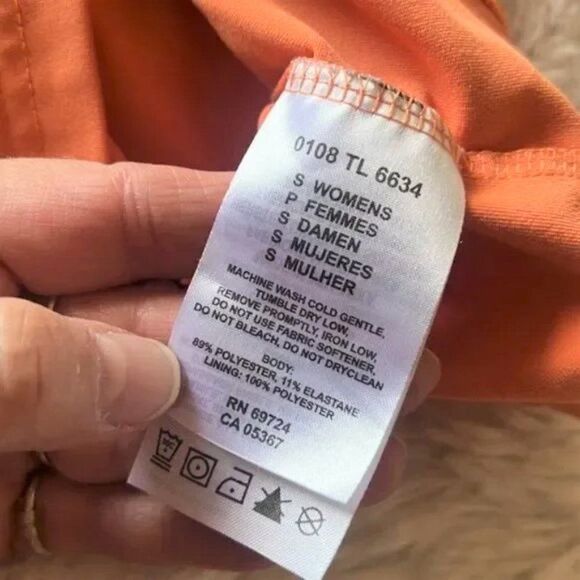 Columbia Titanium Activewear Tangerine Cap Sleeve Top W/Pocket S - Picture 8 of 12